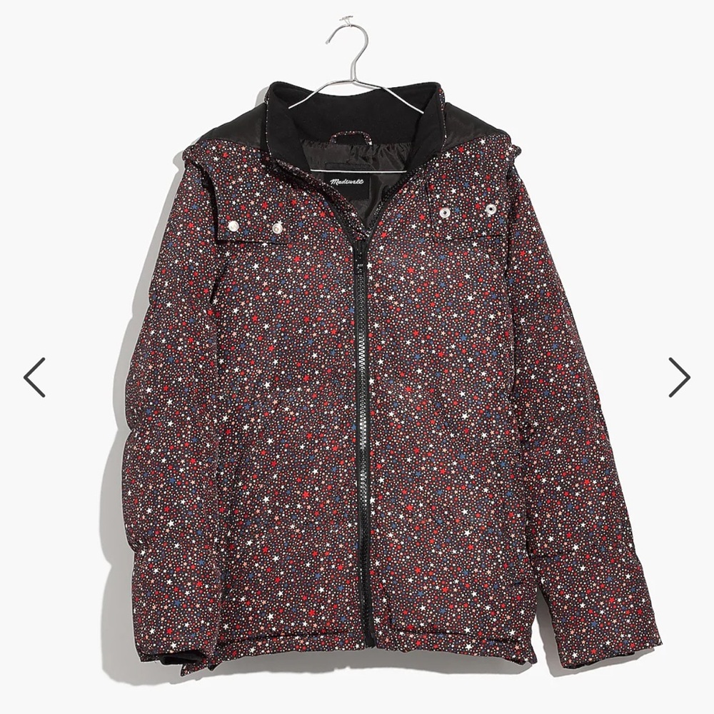 MADEWELL Quilted Puffer Parka in Starry Night